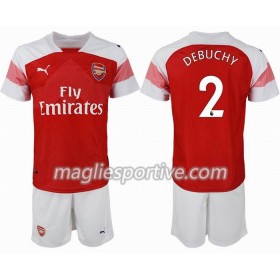 Completo Calcio Arsenal DEBUCHY 2 Bambino Divisa Prima 2018/2019